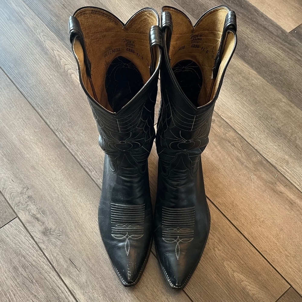 Tony Lama Spiderweb Cowboy Boots 6850 Size 11D